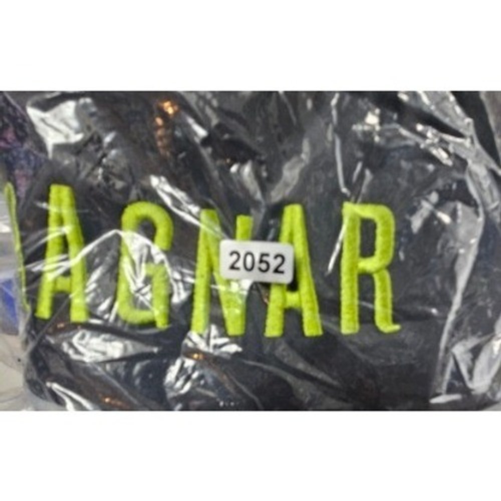 Ragnar Relay Full Zip Track Jacket Mens Large Black‎ Lime Green Activewear - Picture 9 of 9